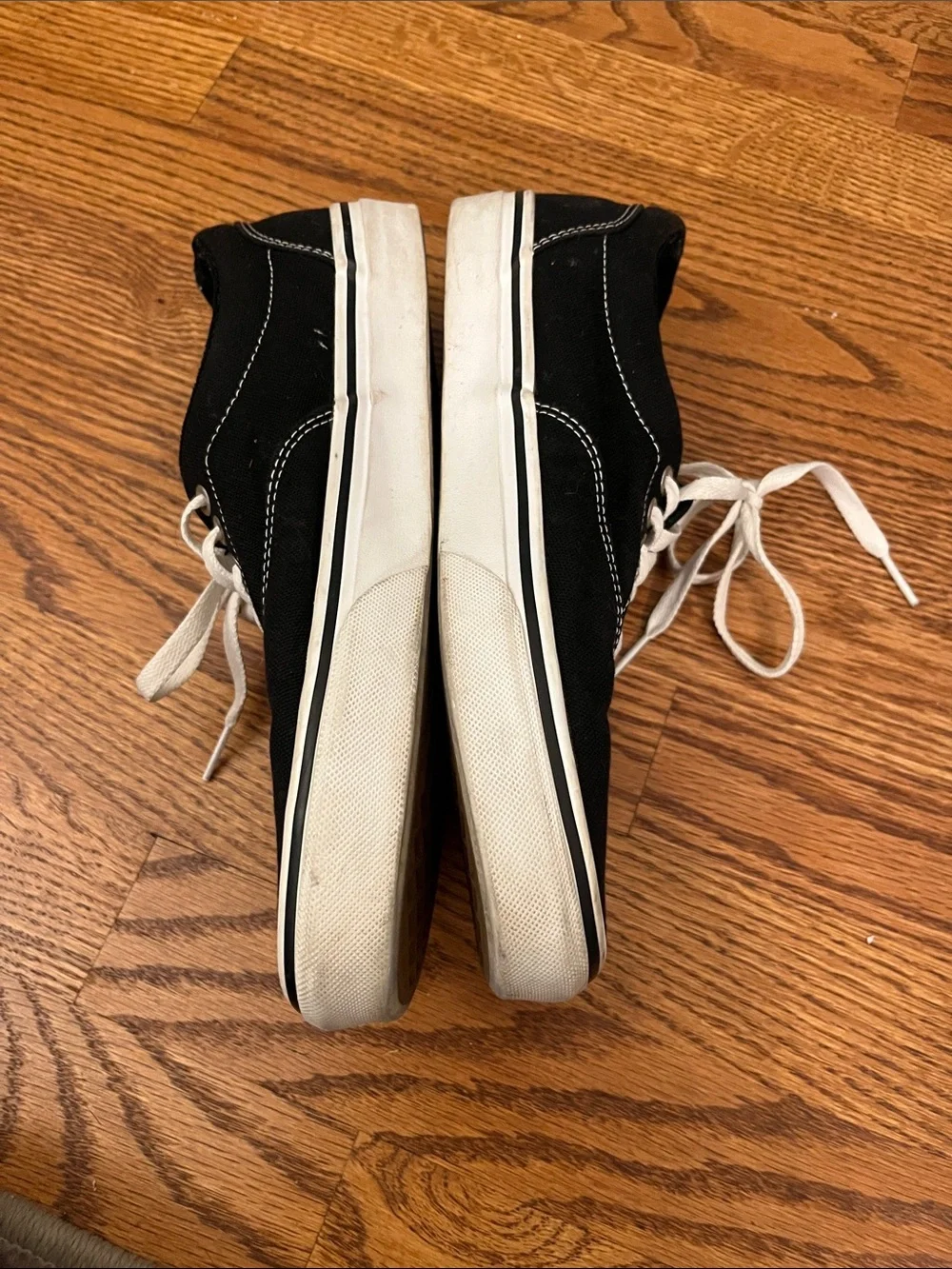 Vans Black and white canvas sneakers